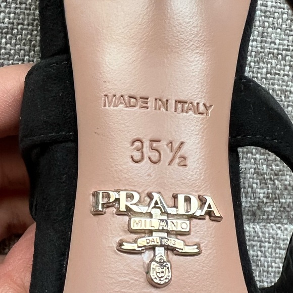 Rare Prada Suede Scalloped Sandals - Picture 6 of 6